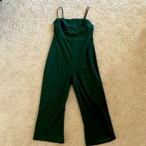 Forest green jumpsuit by Lush!
